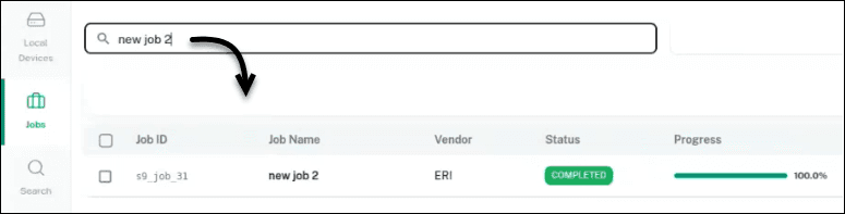 Job search bar