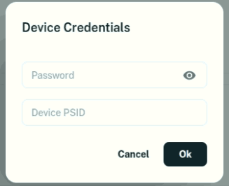 Per-device configuration dialog